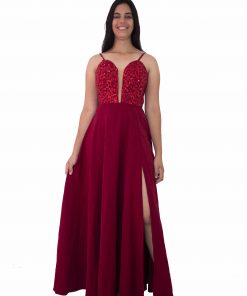 VESTIDO LONGO GODÊ DE ALÇA