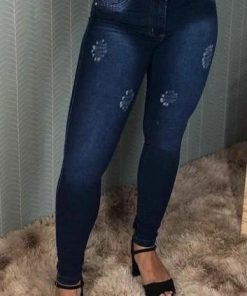 calça Jeans com detalhes