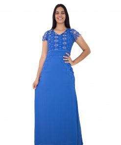 VESTIDO LONGO C/ RENDA