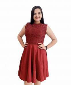 VESTIDO GODÊ DET. RENDA